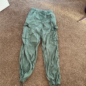lululemon athletica Green Wide Leg Pants